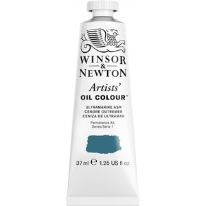 Winsor & Newton Artists’ Oil Paint, 37ml Tube, Mineral Gray(Ultramarine Ash)