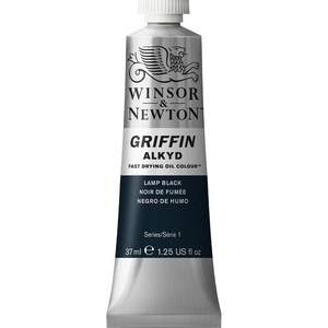 Winsor & Newton Griffin Alkyd Fast Drying Oil Paint, Perm Alizarin Crimson(Lamp Black)