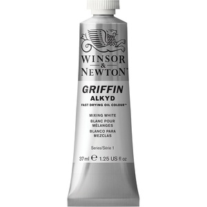 Winsor & Newton Griffin Alkyd Fast Drying Oil Paint, Perm Alizarin Crimson(Mixing White)
