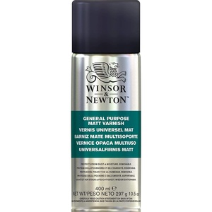 Winsor & Newton Professional Artists’ Gloss Varnish, 250ml Bottle(All Purpose Varnish  Matt)