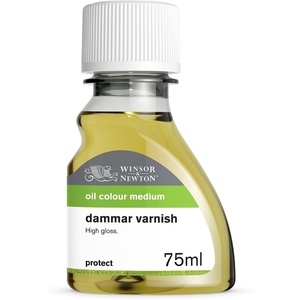Winsor & Newton Professional Artists’ Gloss Varnish, 250ml Bottle(Dammar Varnish)