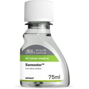 Winsor & Newton Sansodor Low Odor Solvent, 250ml (8.4-oz) Bottle(Sansodor Low Odor Solvent)