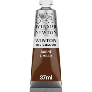 Winsor & Newton Winton Oil Color, 200ml Tube, Titanium White(Burnt Umber)