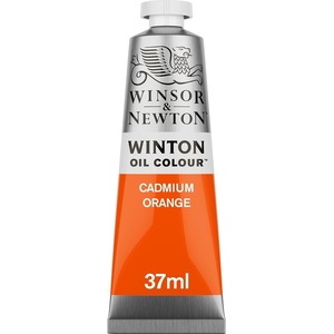 Winsor & Newton Winton Oil Color, 200ml Tube, Titanium White(Cadmium Orange)
