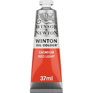 Winsor & Newton Winton Oil Color, 200ml Tube, Titanium White(Cadmium Red Light)
