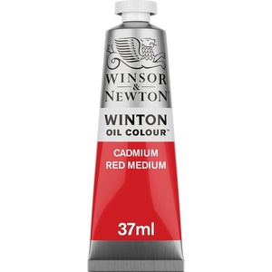 Winsor & Newton Winton Oil Color, 200ml Tube, Titanium White(Cadmium Red Medium)