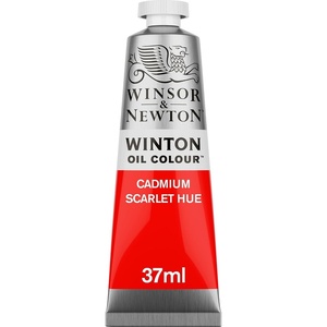 Winsor & Newton Winton Oil Color, 200ml Tube, Titanium White(Cadmium Scarlet Hue)