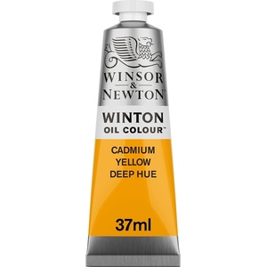 Winsor & Newton Winton Oil Color, 200ml Tube, Titanium White(Cadmium Yellow Deep Hue)
