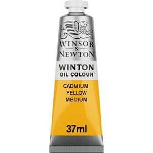 Winsor & Newton Winton Oil Color, 200ml Tube, Titanium White(Cadmium Yellow Medium)