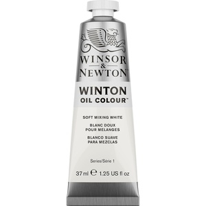 Winsor & Newton Winton Oil Color, 200ml Tube, Titanium White(Soft Mixing White)