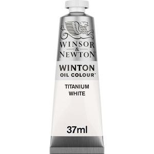 Winsor & Newton Winton Oil Color, 200ml Tube, Titanium White(Titanium White)